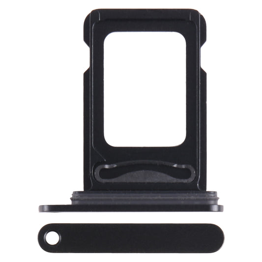 For iPhone 15 Plus SIM + SIM Card Tray (Black)