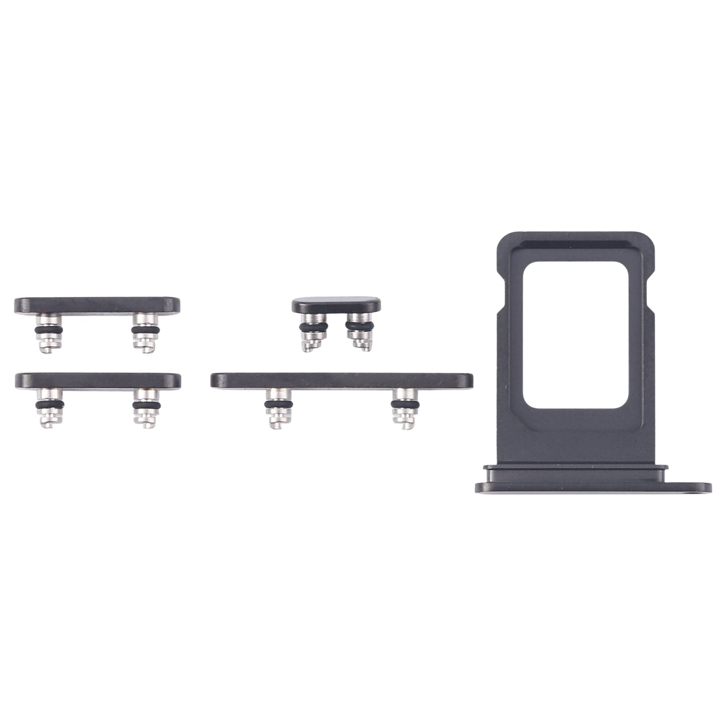 For iPhone 16 Pro Max Original SIM Card Tray + Side Keys (Black)