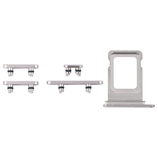 For iPhone 16 Pro Max Original SIM Card Tray + Side Keys (White)