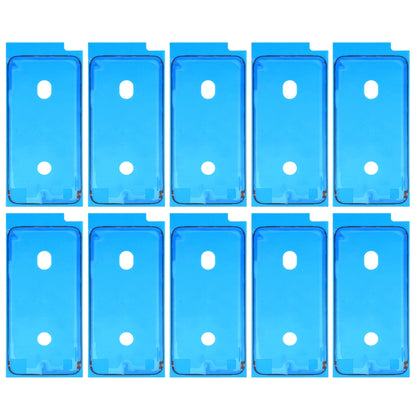 10 PCS LCD Frame Bezel Waterproof Adhesive Stickers for iPhone 8(Black)