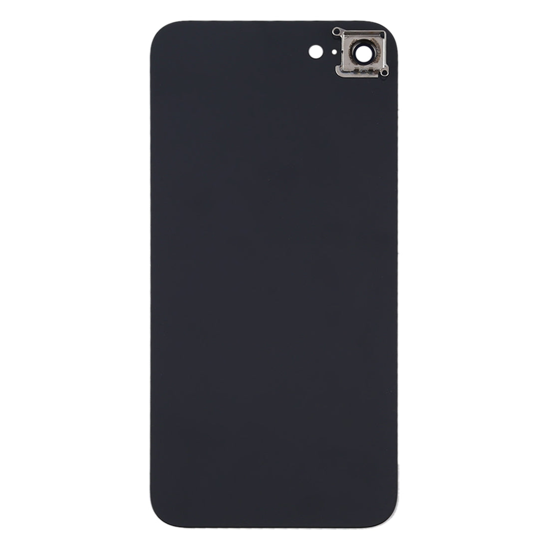 Glass Battery Back Cover with Camera Lens Frame for iPhone SE 2020(Black)