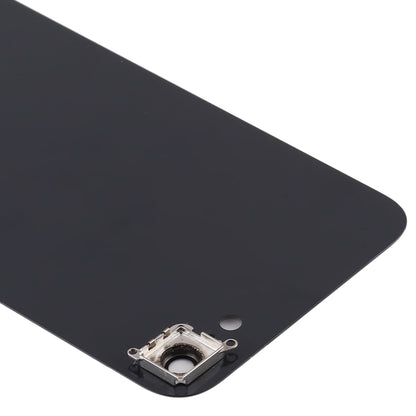 Glass Battery Back Cover with Camera Lens Frame for iPhone SE 2020(Black)
