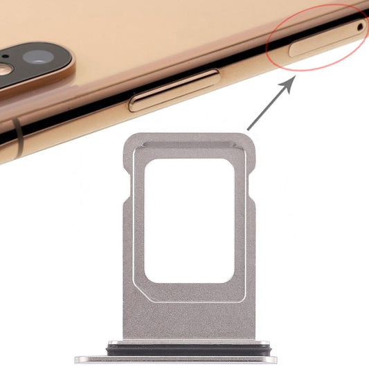 Double SIM Card Tray for iPhone XS Max (Double SIM Card)(White)