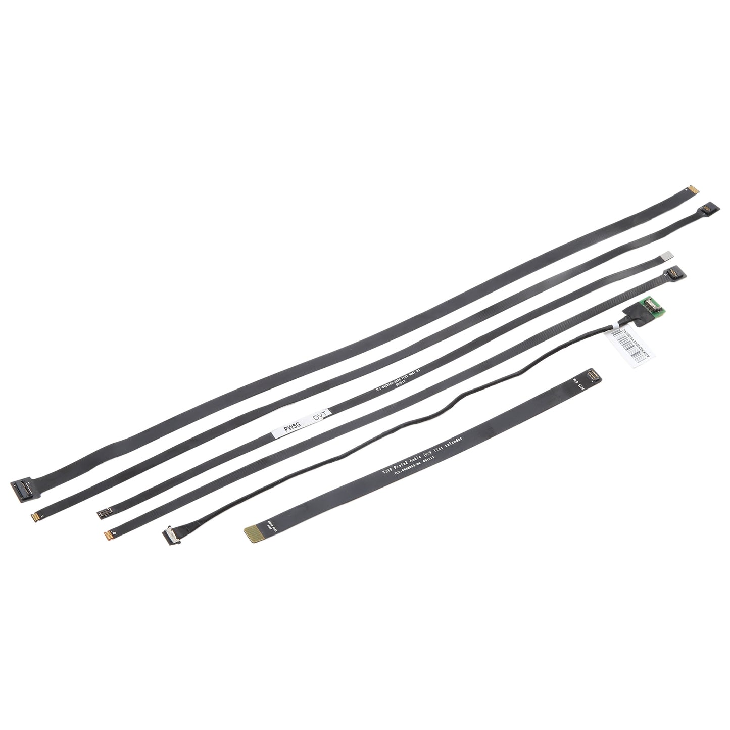 For MacBook Series 6 in 1 Audio Jack / Battery / Microphone / Speaker / Camera / Power Fingerprint Button Extension Testing Flex Cable