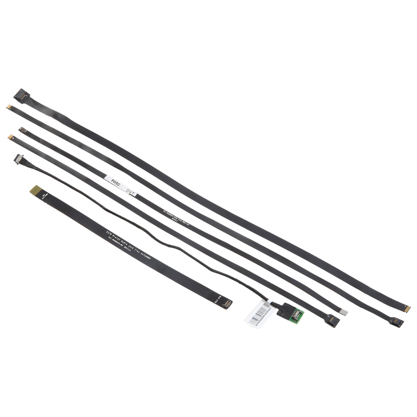 For MacBook Series 6 in 1 Audio Jack / Battery / Microphone / Speaker / Camera / Power Fingerprint Button Extension Testing Flex Cable
