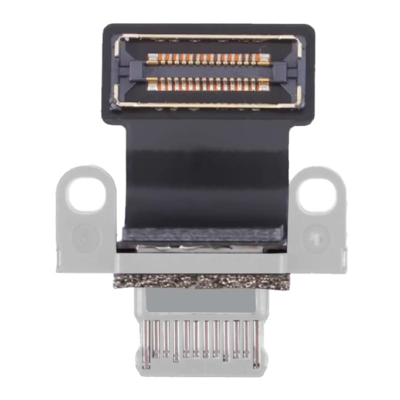 For Macbook Pro 14 2023 A2779 821-03084-A Charging Port Flex Cable (Silver)