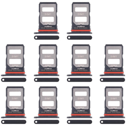 For Xiaomi 14T 5G 10pcs Original SIM Card Tray + SIM Card Tray (Black)