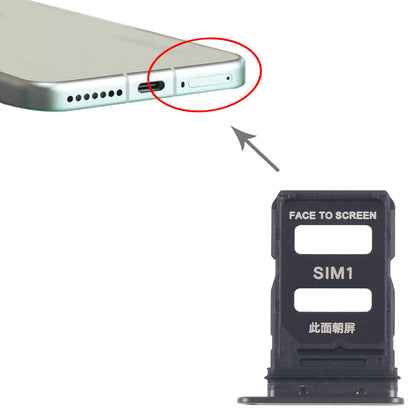 For Xiaomi 15 10pcs Original SIM Card Tray + SIM Card Tray (Black)