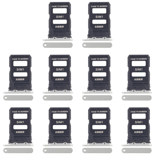 For Xiaomi 15 10pcs Original SIM Card Tray + SIM Card Tray (Green)