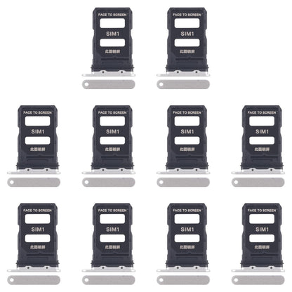 For Xiaomi 15 10pcs Original SIM Card Tray + SIM Card Tray (Gold)