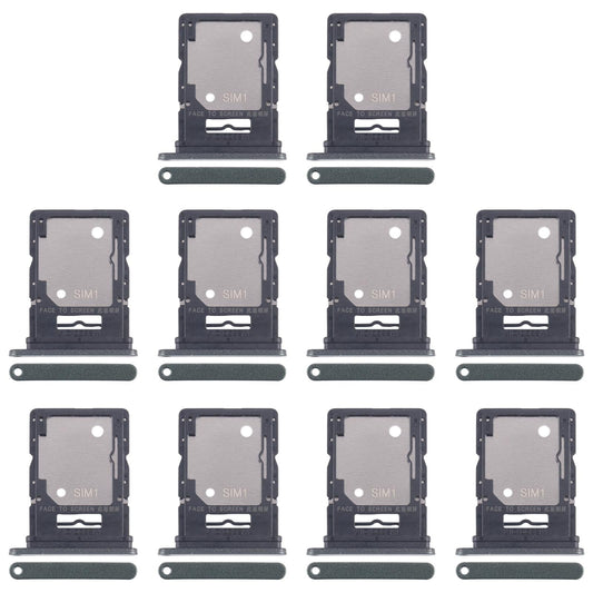 For Xiaomi Redmi Note 14 5G 10pcs Original SIM + SIM / Micro SD Card Tray (Dark Green)