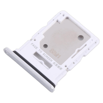 For Xiaomi Redmi Note 14 5G 10pcs Original SIM + SIM / Micro SD Card Tray (Silver)