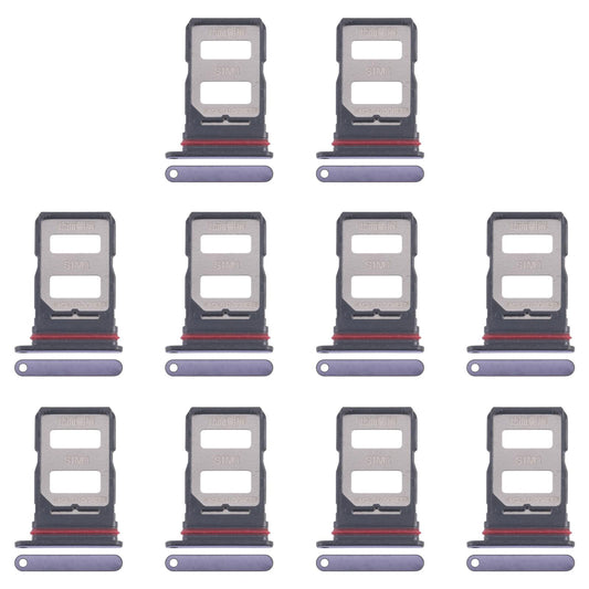 For Xiaomi Poco F7 10pcs Original SIM Card Tray + SIM Card Tray (Purple)