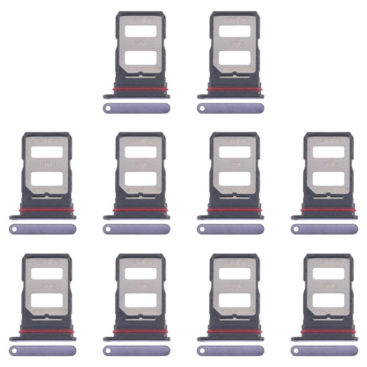 For Xiaomi Poco F7 10pcs Original SIM Card Tray + SIM Card Tray (Purple)