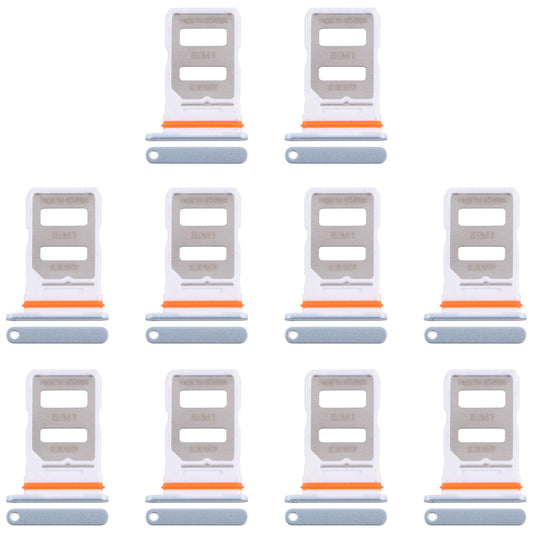 For Xiaomi Redmi Turbo 4 10pcs Original SIM Card Tray + SIM Card Tray (Blue)
