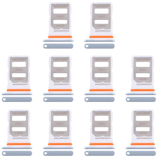 For Xiaomi Redmi Turbo 4 10pcs Original SIM Card Tray + SIM Card Tray (Blue)