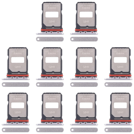 For Xiaomi Poco F7 Pro 10pcs Original SIM Card Tray + SIM Card Tray (Gold)