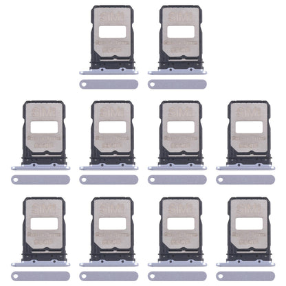 For Xiaomi Poco F7 Pro 10pcs Original SIM Card Tray + SIM Card Tray (Blue)