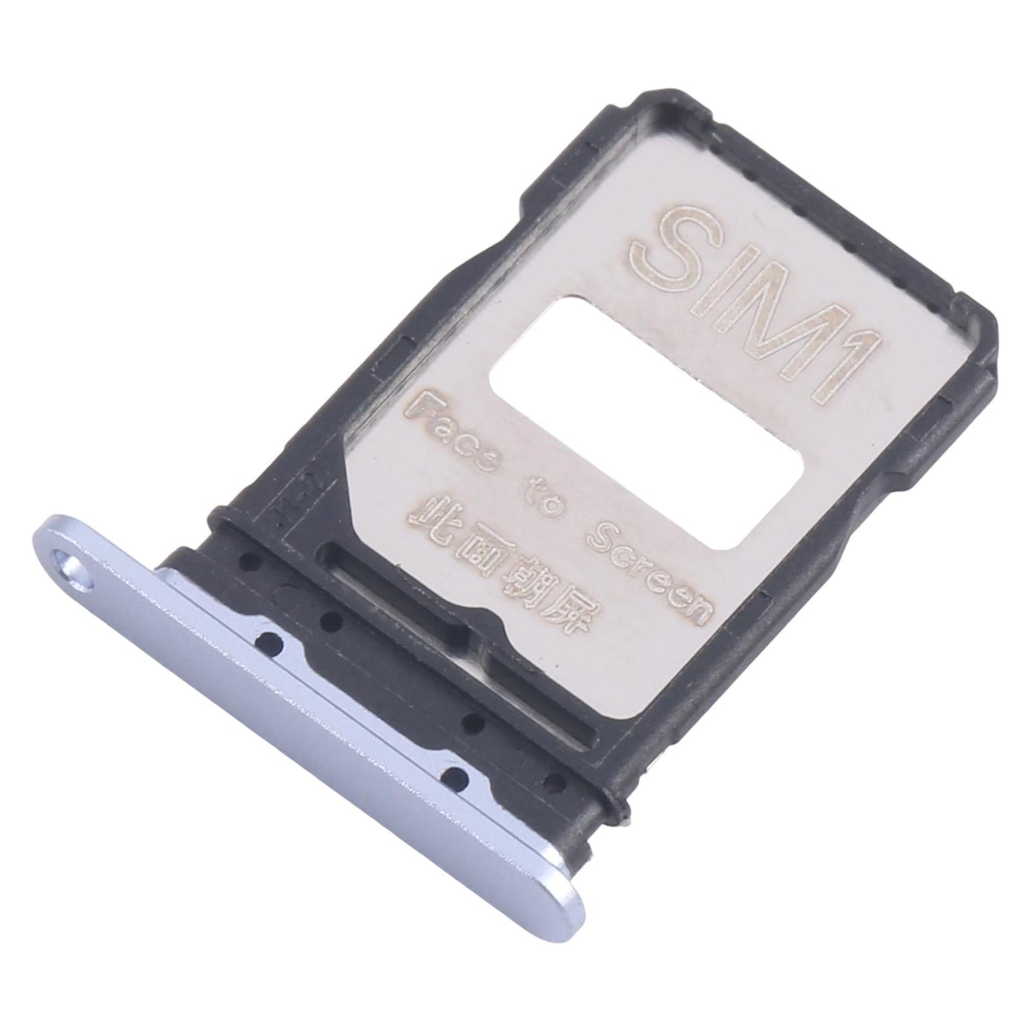 For Xiaomi Redmi K80 10pcs Original SIM Card Tray + SIM Card Tray (Blue)
