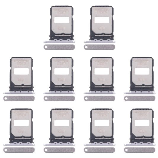 For Xiaomi Poco F7 Ultra 10pcs Original SIM Card Tray + SIM Card Tray (Silver)