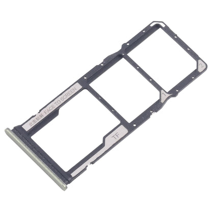 For Xiaomi Redmi 14C 4G 10pcs Original SIM Card Tray + SIM Card Tray + Micro SD Card Tray (Green)