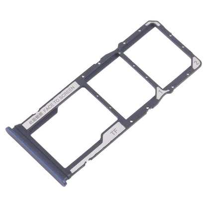 For Xiaomi Redmi 14C 4G 10pcs Original SIM Card Tray + SIM Card Tray + Micro SD Card Tray (Blue)