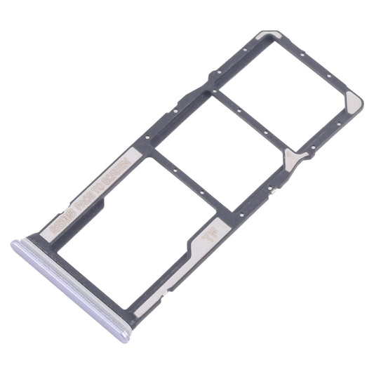 For Xiaomi Redmi 14R 5G 10pcs Original SIM Card Tray + SIM Card Tray + Micro SD Card Tray (Purple)
