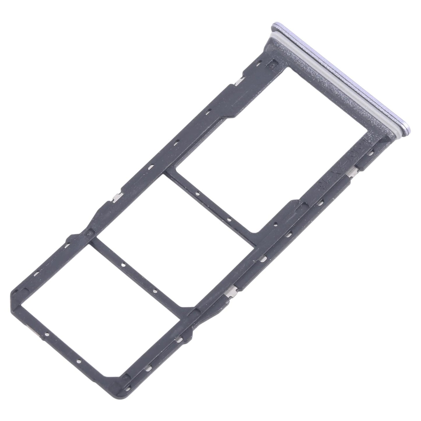 For Xiaomi Redmi 14R 5G 10pcs Original SIM Card Tray + SIM Card Tray + Micro SD Card Tray (Purple)