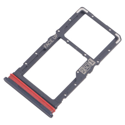 For Motorola Moto G53 XT2335-2 10pcs Original SIM + Micro SD Card Tray (Black)