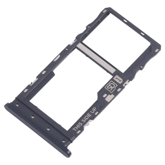 For Motorola Moto G 2022 10pcs Original SIM + Micro SD Card Tray (Black)
