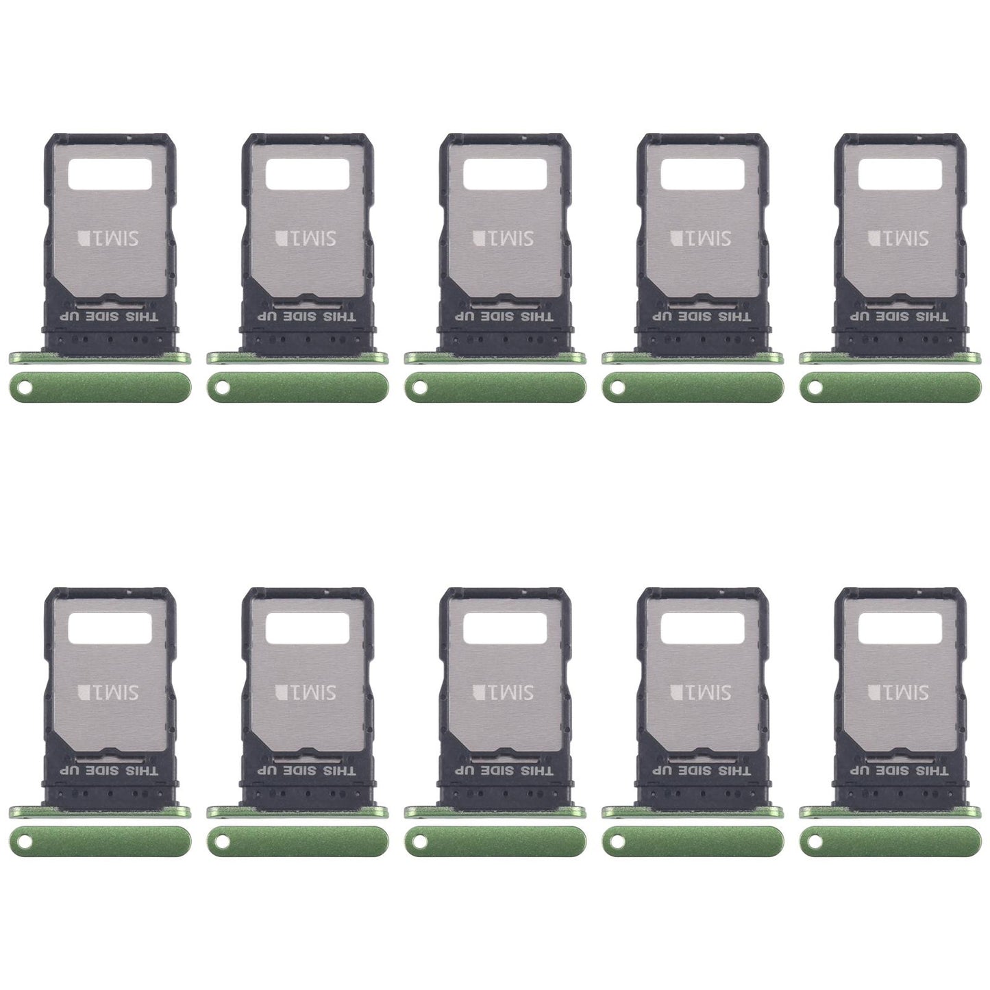 For Motorola Edge 50 Fusion 10pcs Original SIM + SIM Card Tray (Green)