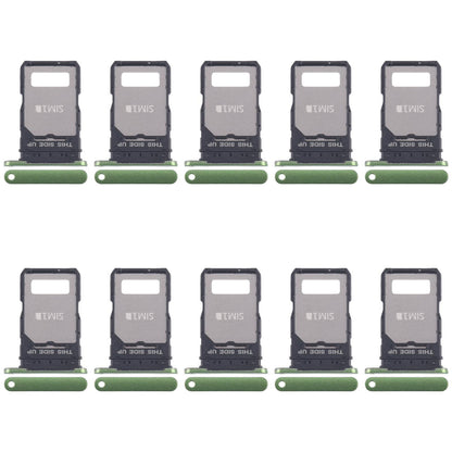 For Motorola Edge 50 Fusion 10pcs Original SIM + SIM Card Tray (Green)