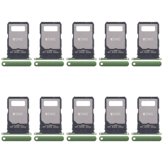For Motorola Edge 50 Fusion 10pcs Original SIM + SIM Card Tray (Green)