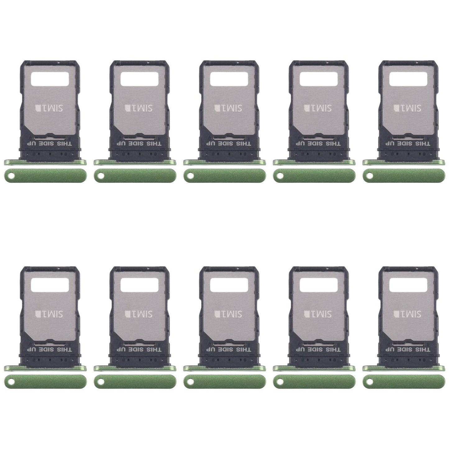 For Motorola Edge 50 Fusion 10pcs Original SIM + SIM Card Tray (Green)