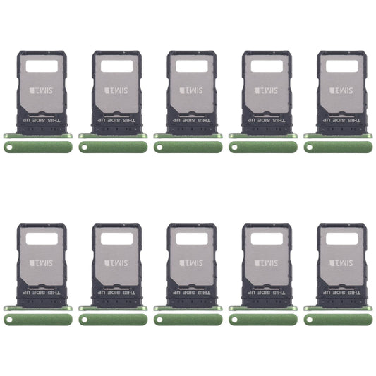For Motorola Edge 50 Fusion 10pcs Original SIM + SIM Card Tray (Green)
