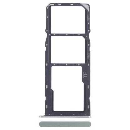 For ZTE Blade A35 SIM Card Tray + SIM Card Tray + Micro SD Card Tray (Green)
