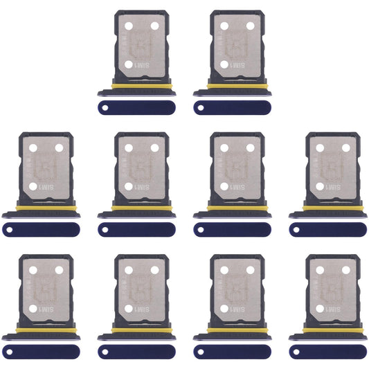 For Realme GT Neo 3 10pcs Original SIM Card Tray + SIM Card Tray (Blue)