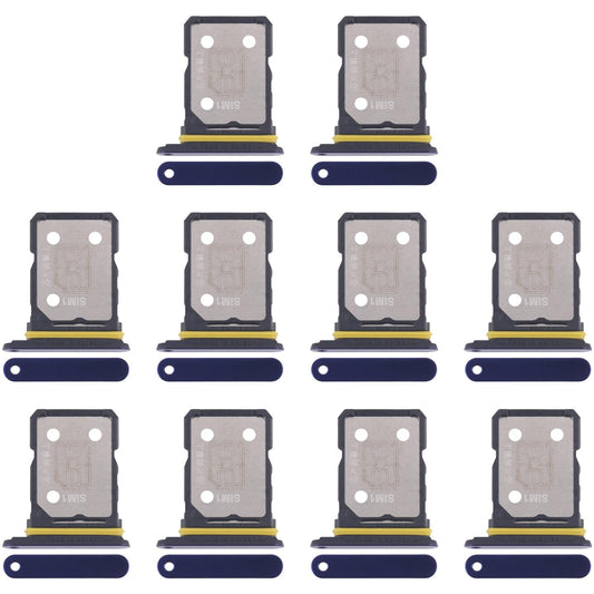 For Realme GT Neo 3 10pcs Original SIM Card Tray + SIM Card Tray (Blue)