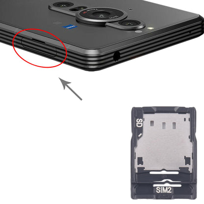 For Sony Xperia Pro-I SIM Card Tray + SIM / Micro SD Card Tray