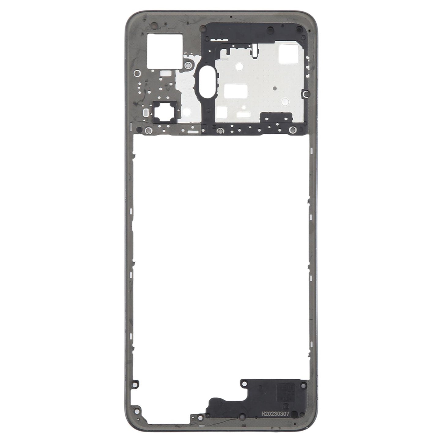 For Realme C55 4G RMX3710 Middle Frame Bezel Plate (Black)