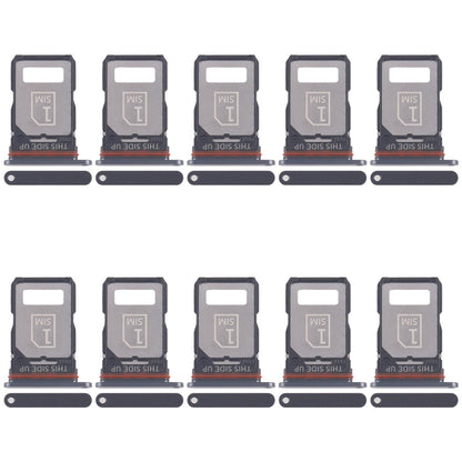 For Motorola Moto S30 Pro 10pcs Original SIM Card Tray + SIM Card Tray (Black)