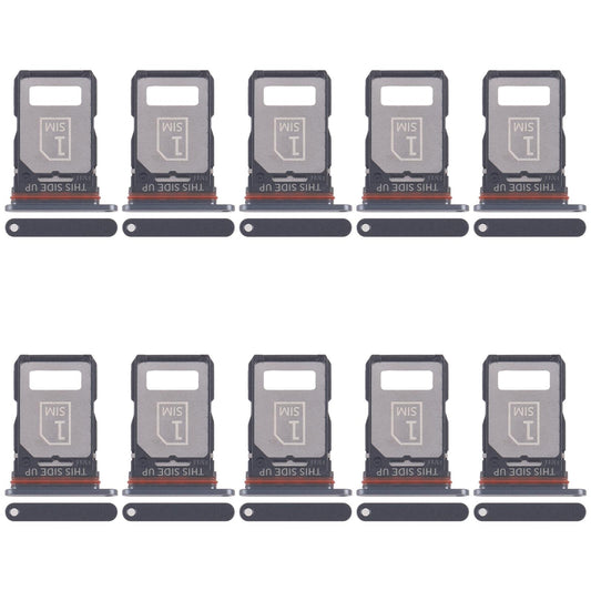 For Motorola Moto S30 Pro 10pcs Original SIM Card Tray + SIM Card Tray (Black)