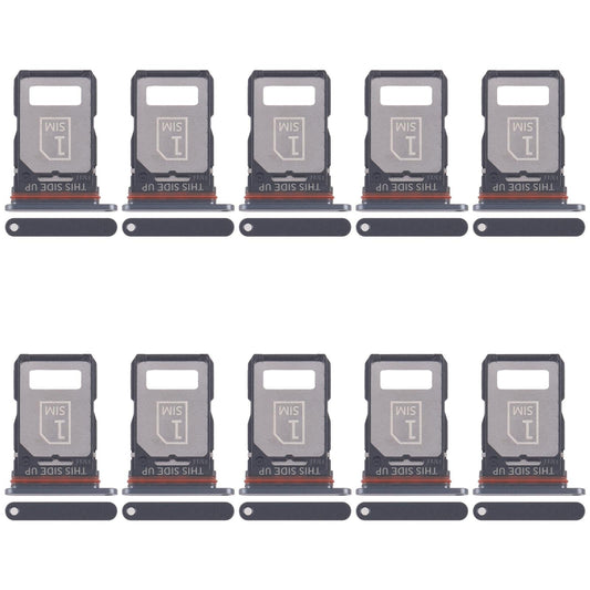 For Motorola Moto S30 Pro 10pcs Original SIM Card Tray + SIM Card Tray (Black)