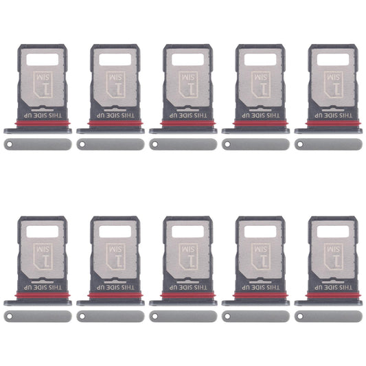 For Motorola Edge 60 Pro 10pcs Original SIM Card Tray + SIM Card Tray (Green)