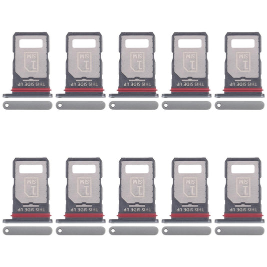 For Motorola Edge 60 Pro 10pcs Original SIM Card Tray + SIM Card Tray (Green)