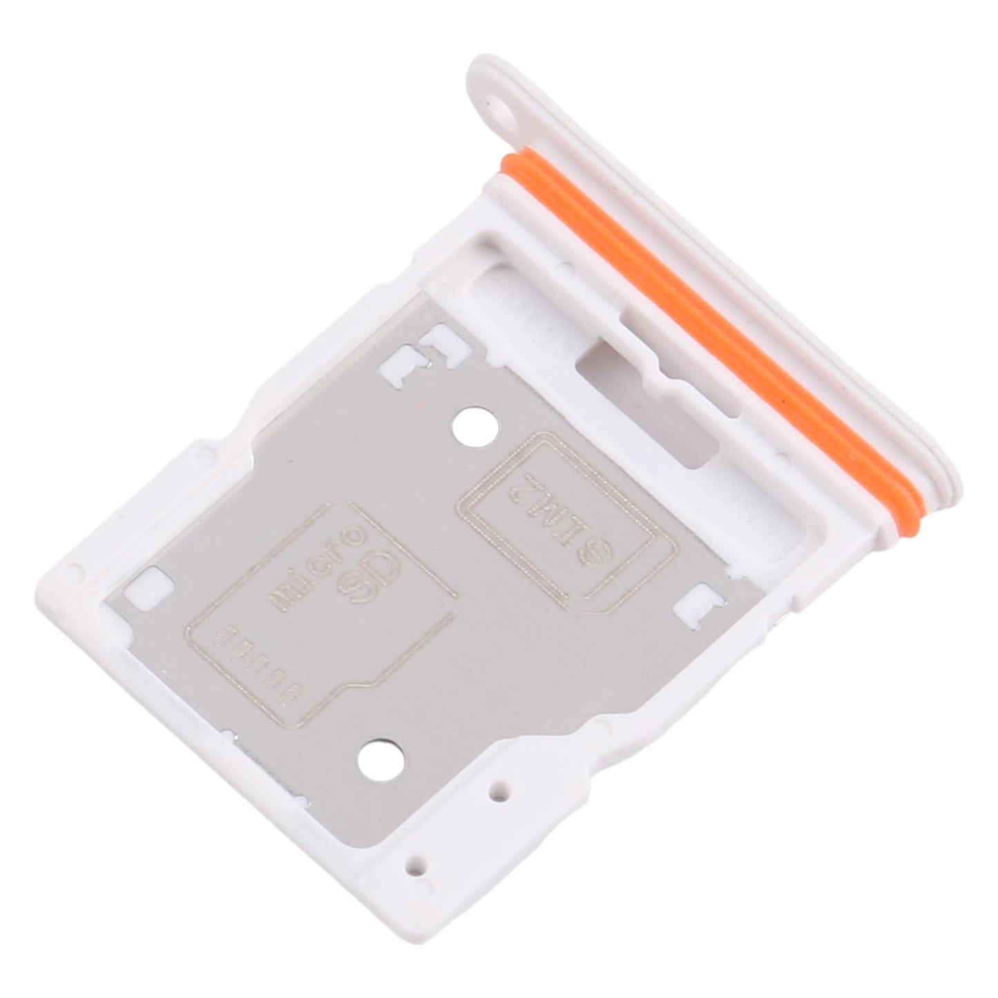 For Nothing CMF Phone 2 Pro SIM Card Tray + SIM Card Tray / Micro SD Card Tray (White)