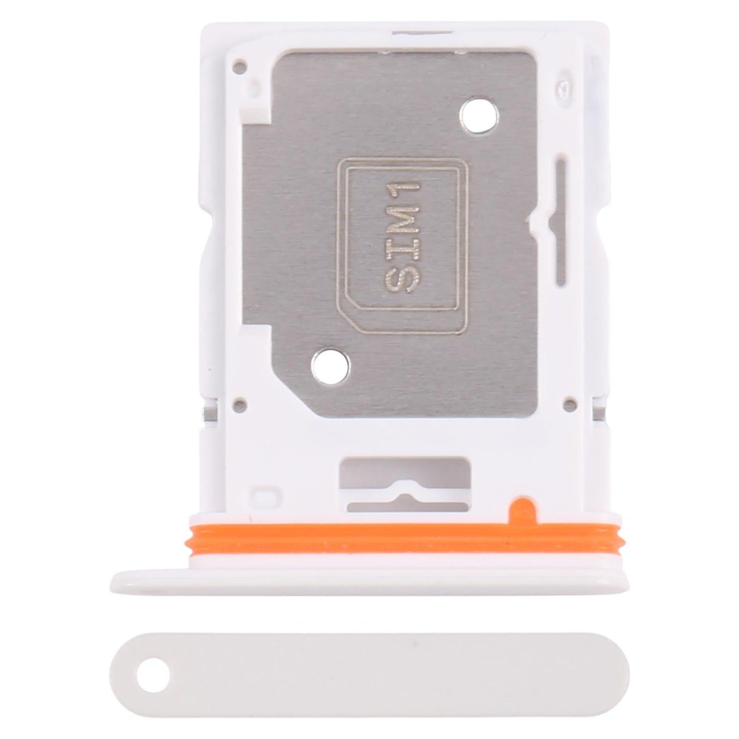 For Nothing CMF Phone 2 Pro SIM Card Tray + SIM Card Tray / Micro SD Card Tray (White)
