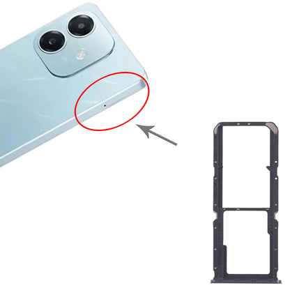 For OPPO A3x 4G CPH2641 10pcs Original SIM Card Tray + SIM Card Tray + Micro SD Card Tray (Black)