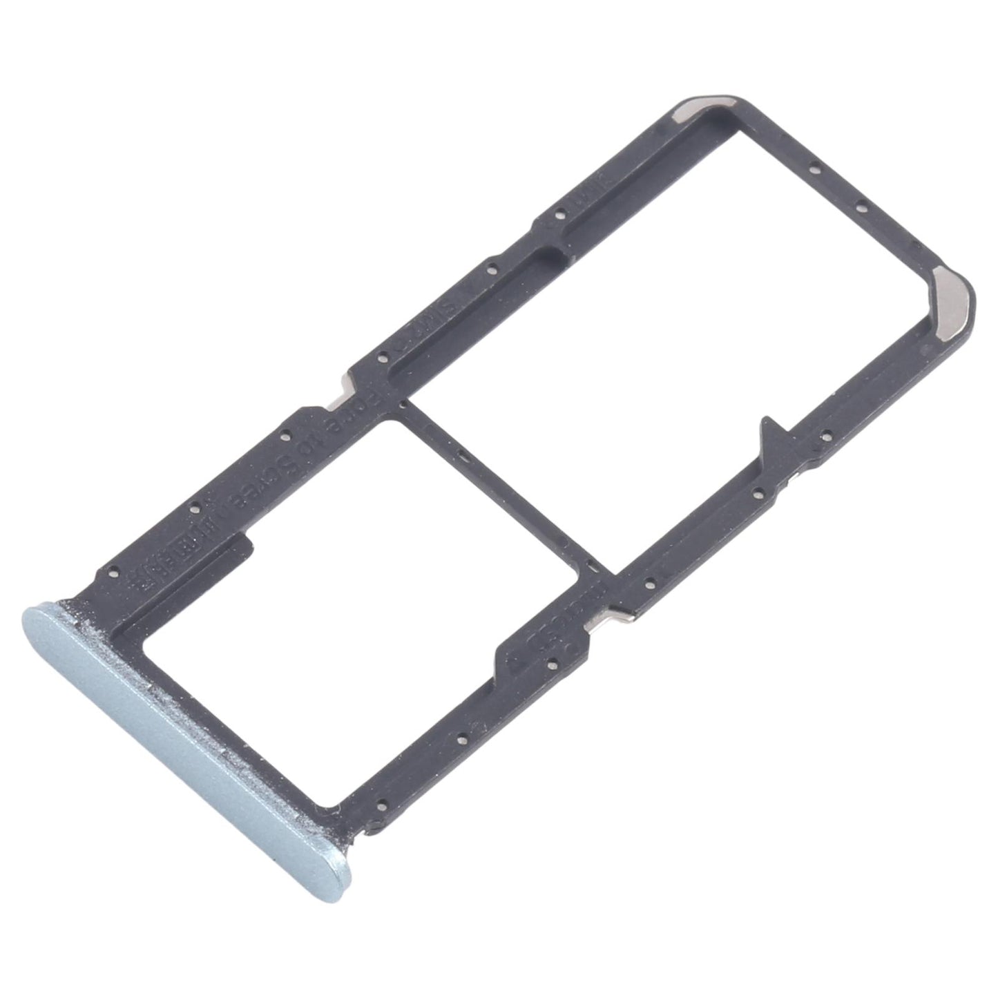 For OPPO A60 4G CPH2631 10pcs Original SIM Card Tray + SIM Card Tray + Micro SD Card Tray (Green)