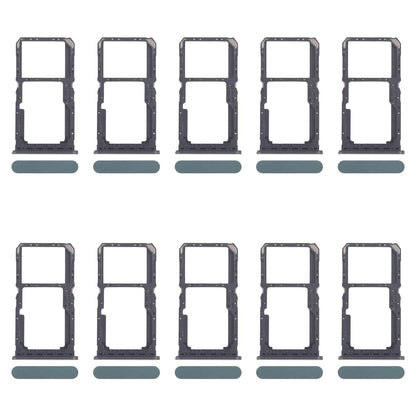 For OPPO A80 5G CPH2639 10pcs Original SIM Card Tray + SIM Card Tray / Micro SD Card Tray (Green)